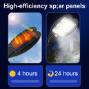 Lampe Solaire Extérieure Puissante 5500 Lumens - Sécurité et Économie d'Énergie avec Radar et Télécommande