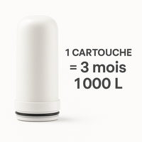 CARTOUCHE pour Filtre à eau UV pour robinet – Filtration 6 étapes avec stérilisation UV  Purificateur à eau