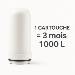 CARTOUCHE pour Filtre à eau UV pour robinet – Filtration 6 étapes avec stérilisation UV  Purificateur à eau