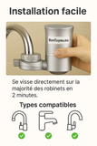 Filtre à eau UV pour robinet – Filtration 6 étapes avec stérilisation UV – 1 cartouche incluse