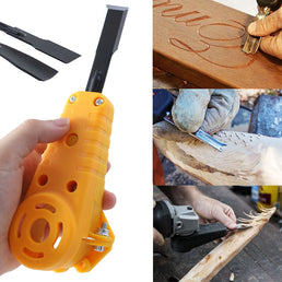 Wood Chisel Carving Tool High-Carbon Steel Electric Power Wood Chisel Set For M10 M14 Angle Grinder Carpentry Woodworking Tools